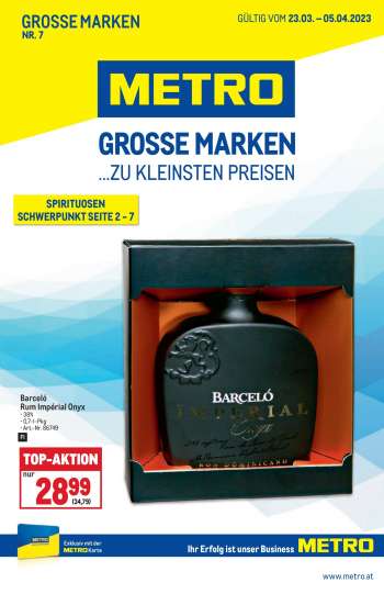 Angebote Metro - 23.3.2023 - 5.4.2023.