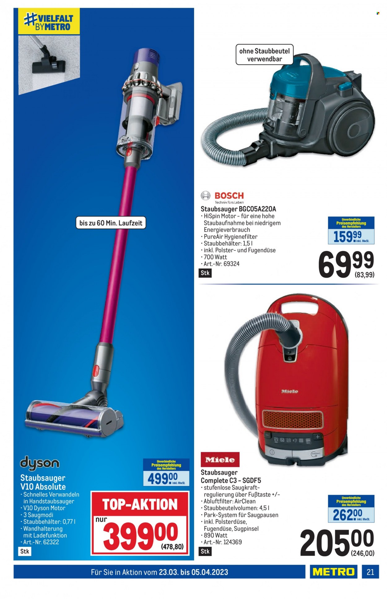 Angebote Metro - 23.3.2023 - 5.4.2023. Seite 21