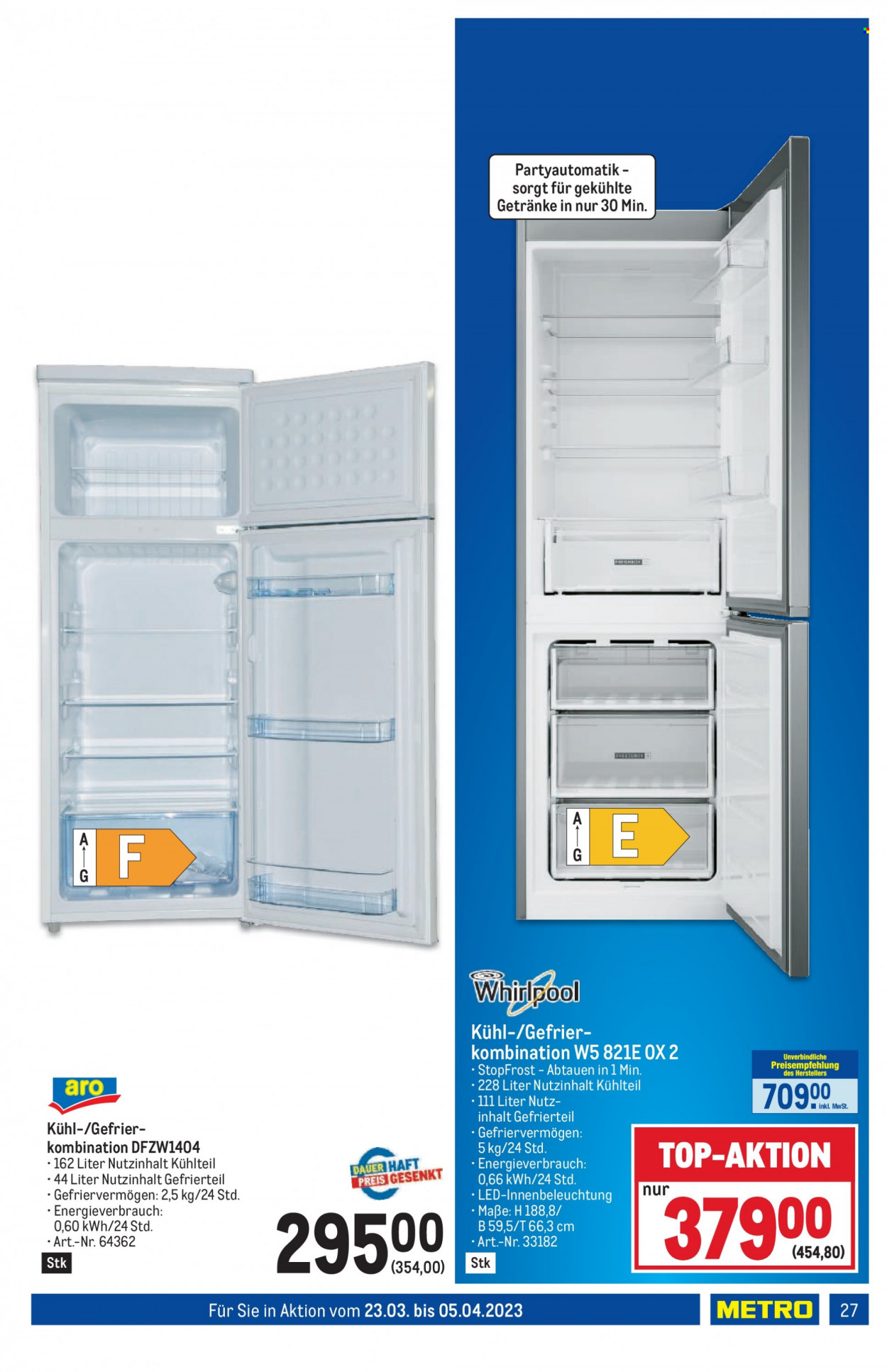 Angebote Metro - 23.3.2023 - 5.4.2023. Seite 27
