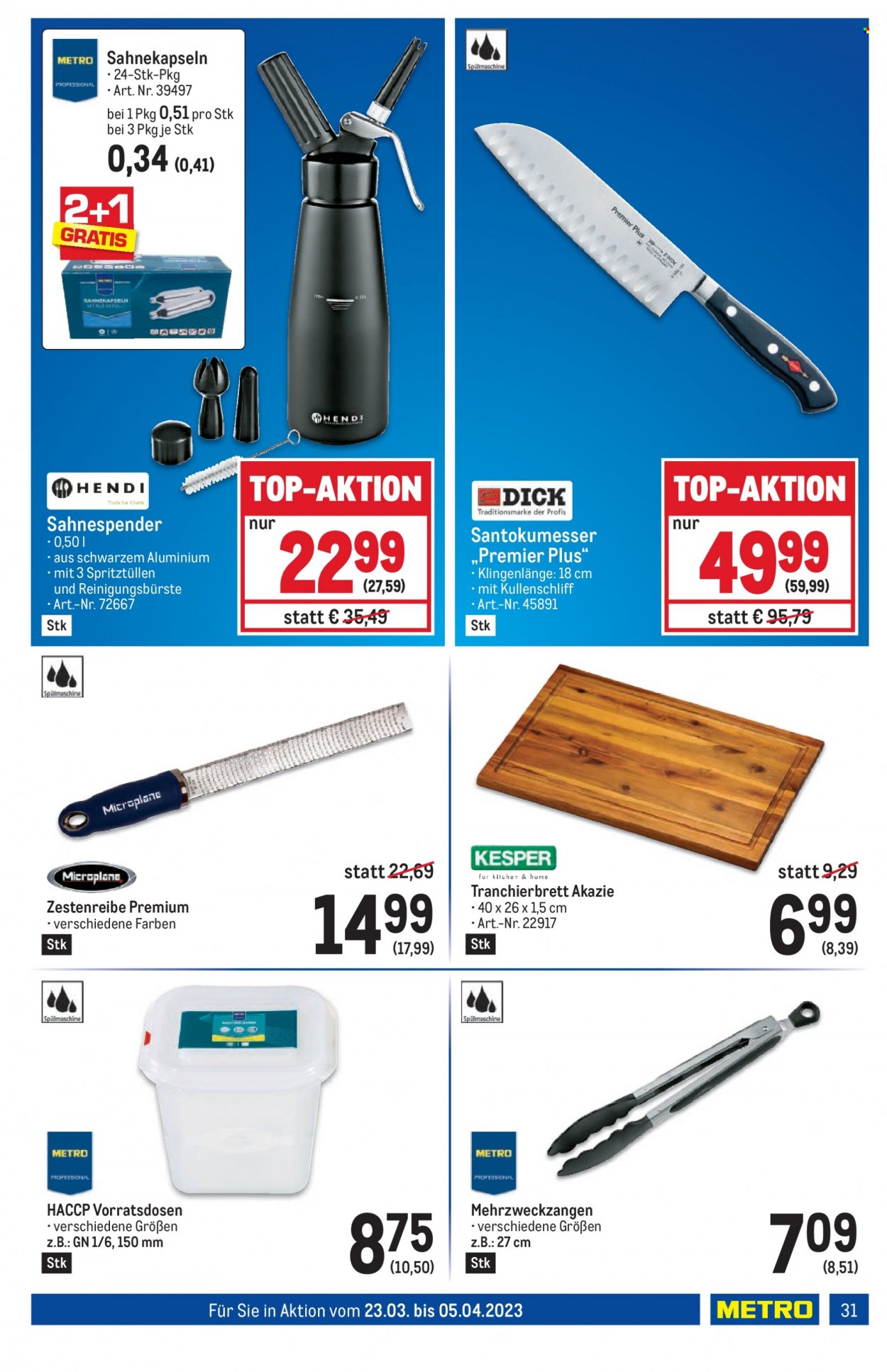 Angebote Metro - 23.3.2023 - 5.4.2023. Seite 31