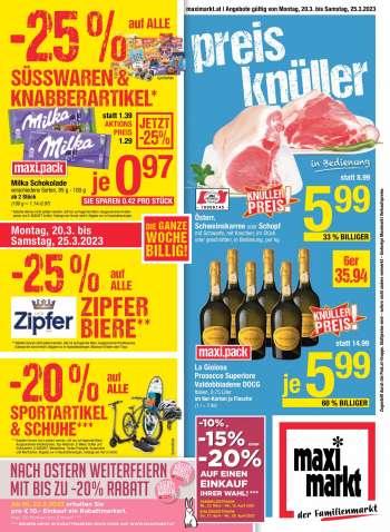 Maximarkt Flugblatt