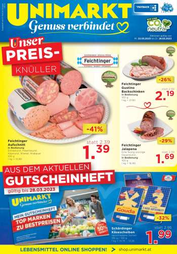 UNIMARKT Flugblatt