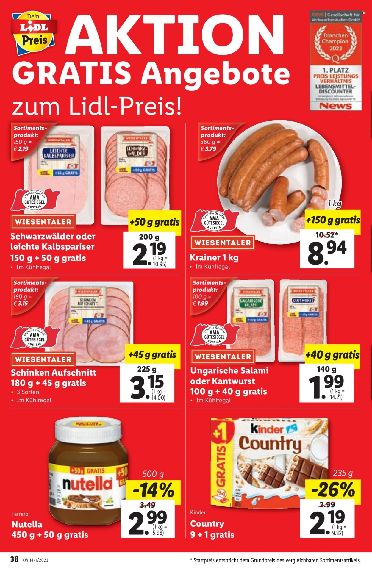 Angebote Lidl - 30.3.2023 - 5.4.2023. Seite 38