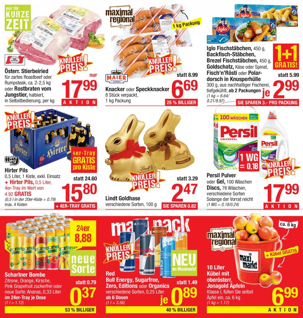 Angebote Maximarkt. Seite 1