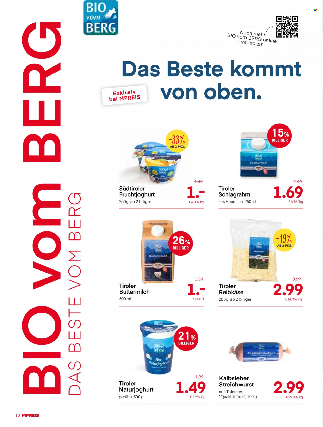 Angebote MPREIS - 27.3.2023 - 2.4.2023. Seite 10