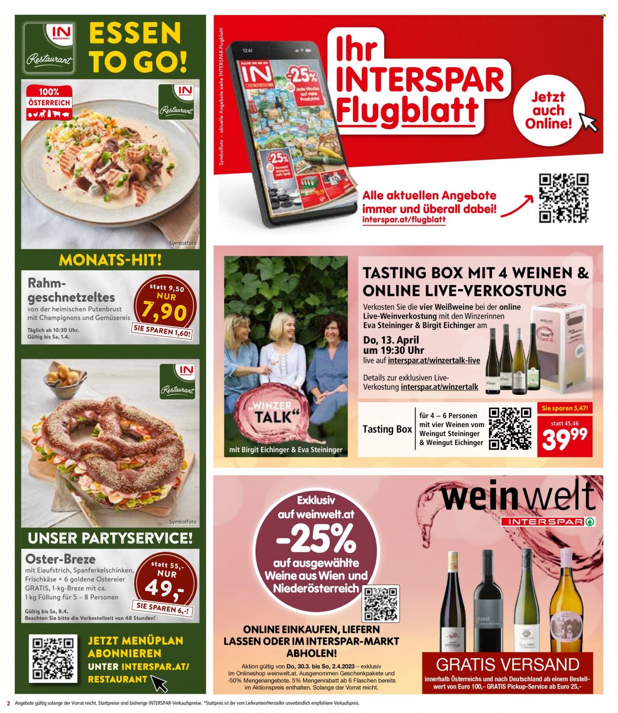Angebote INTERSPAR - 30.3.2023 - 12.4.2023. Seite 2