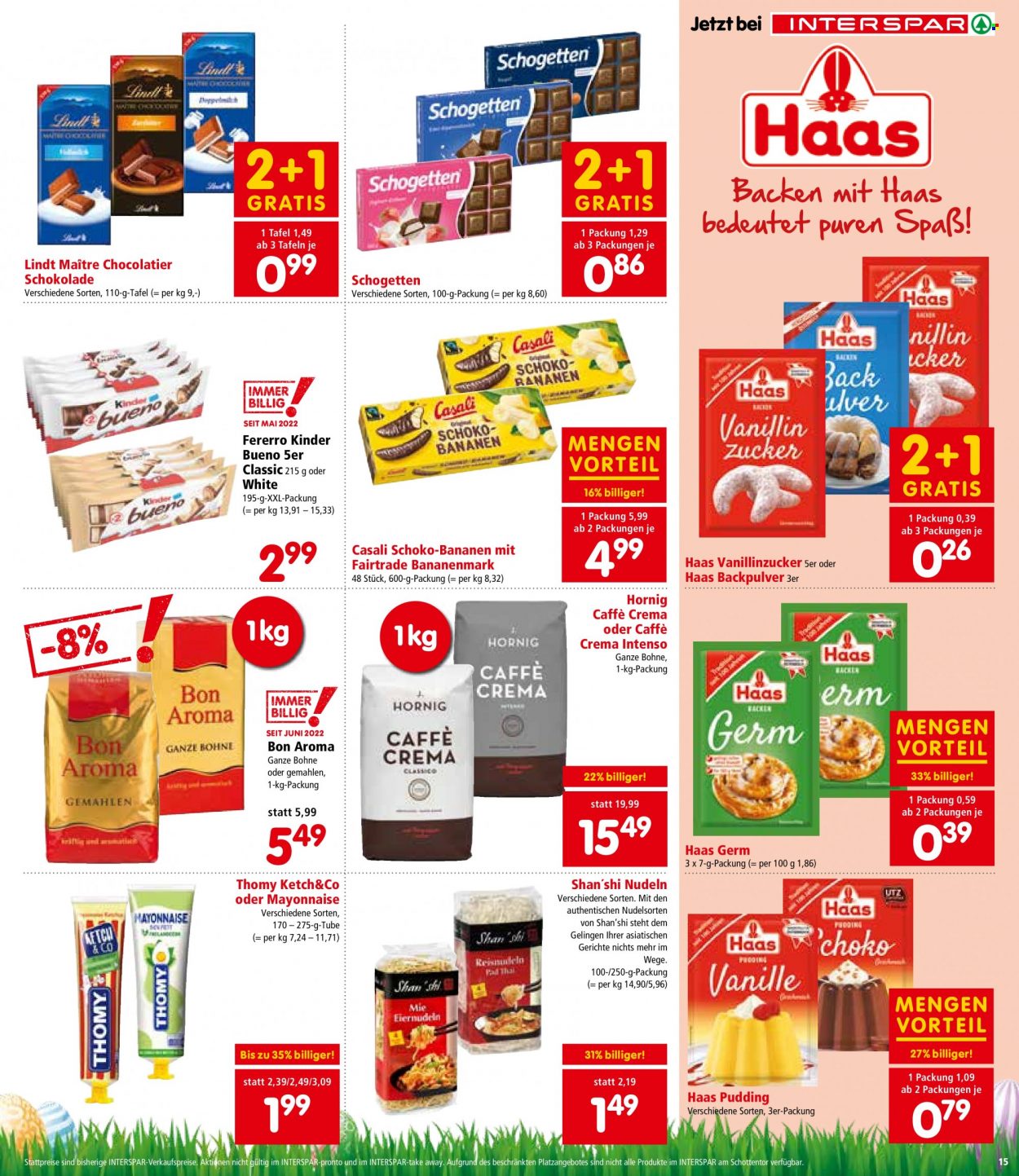 Angebote INTERSPAR - 30.3.2023 - 12.4.2023. Seite 15
