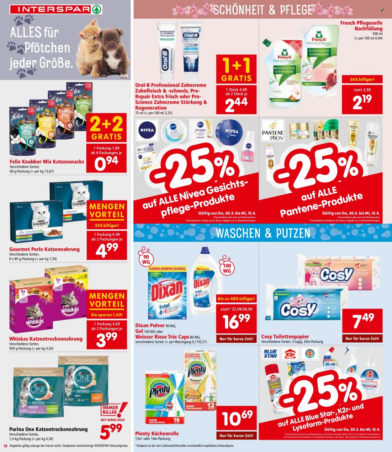 Angebote INTERSPAR - 30.3.2023 - 12.4.2023. Seite 18