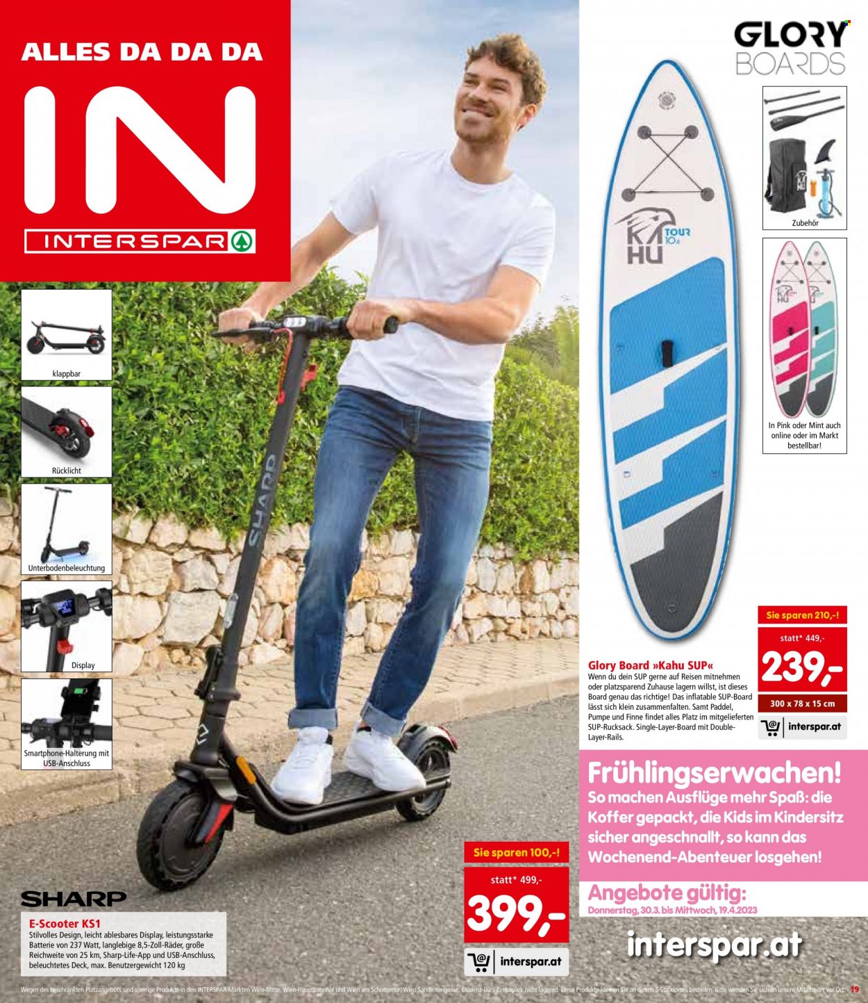 Angebote INTERSPAR - 30.3.2023 - 12.4.2023. Seite 19