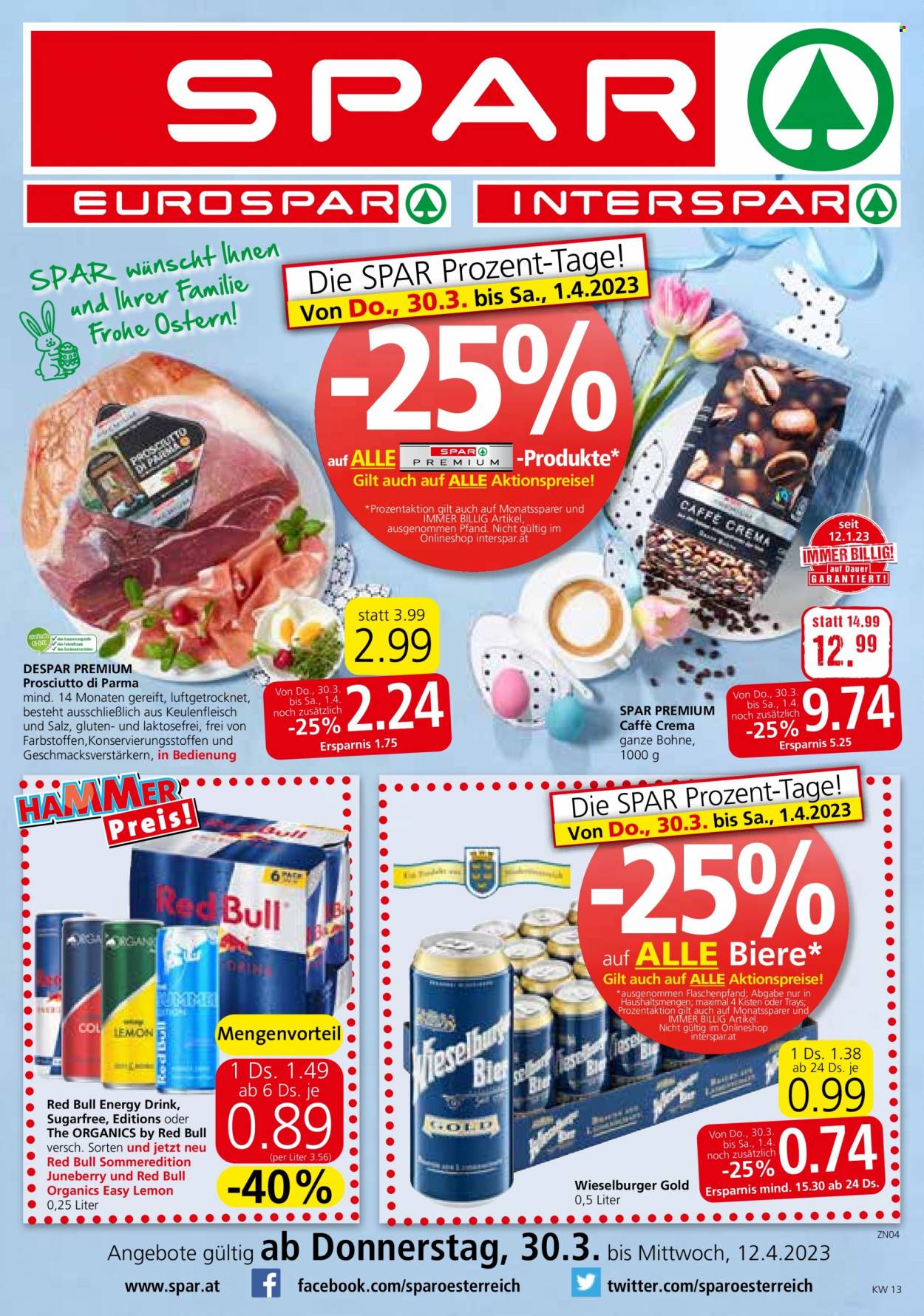 Angebote INTERSPAR - 30.3.2023 - 12.4.2023. Seite 1
