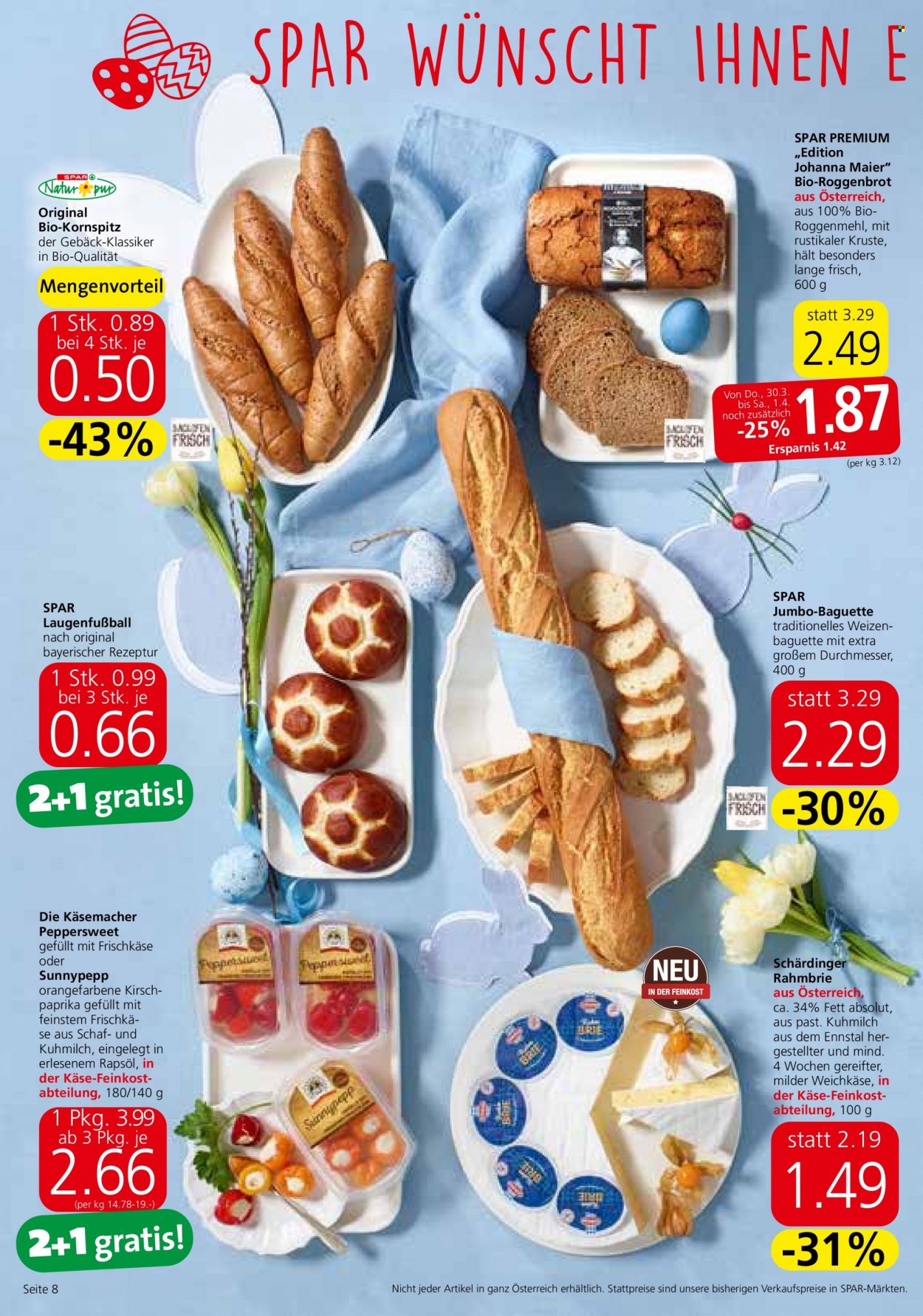 Angebote EUROSPAR - 30.3.2023 - 12.4.2023. Seite 8