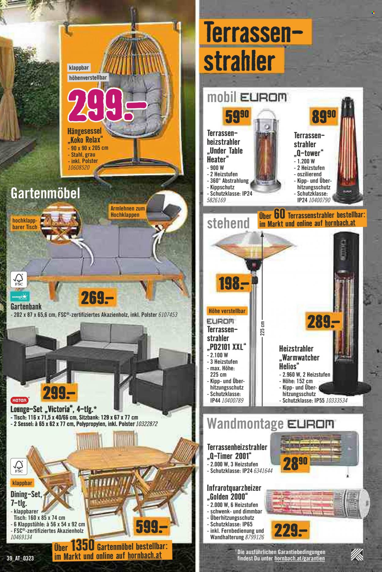 Angebote Hornbach - 29.3.2023 - 12.4.2023. Seite 39