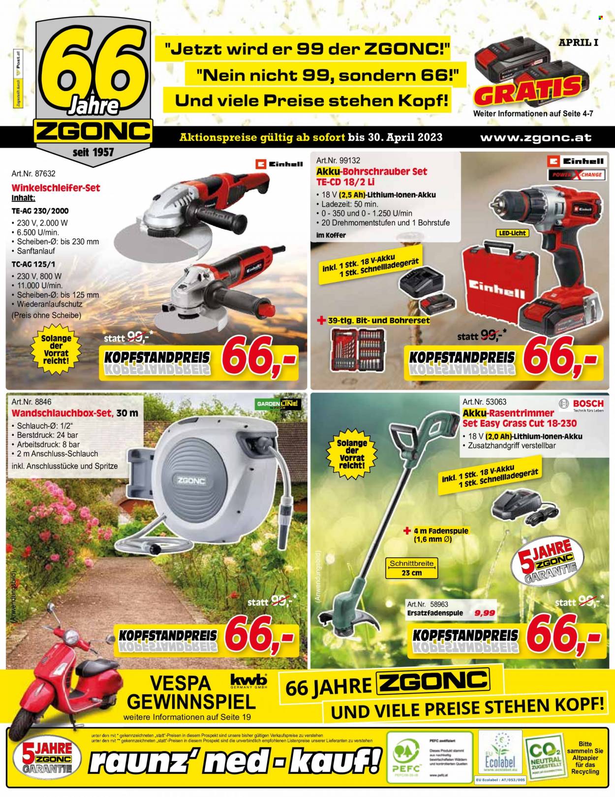 Angebote Zgonc - 1.4.2023 - 30.4.2023. Seite 1