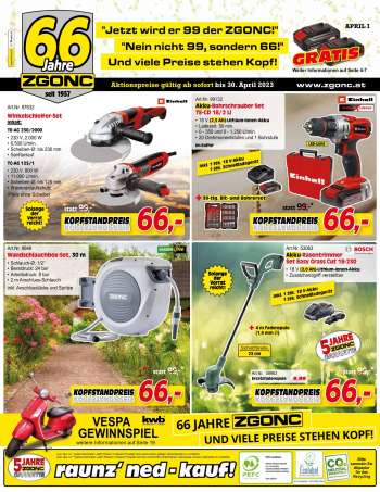 Angebote Zgonc - 1.4.2023 - 30.4.2023.