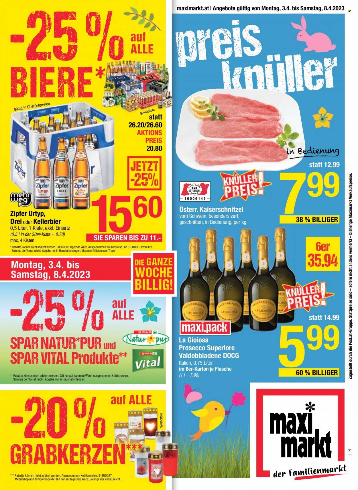 Angebote Maximarkt - 3.4.2023 - 8.4.2023. Seite 1