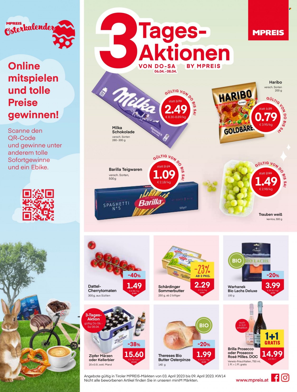 Angebote MPREIS - 3.4.2023 - 9.4.2023. Seite 1