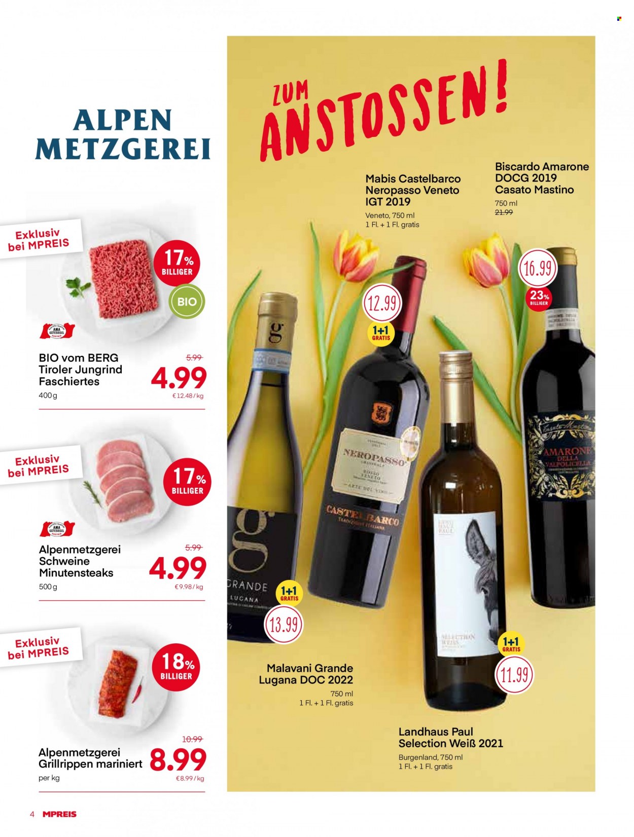 Angebote MPREIS - 3.4.2023 - 9.4.2023. Seite 4