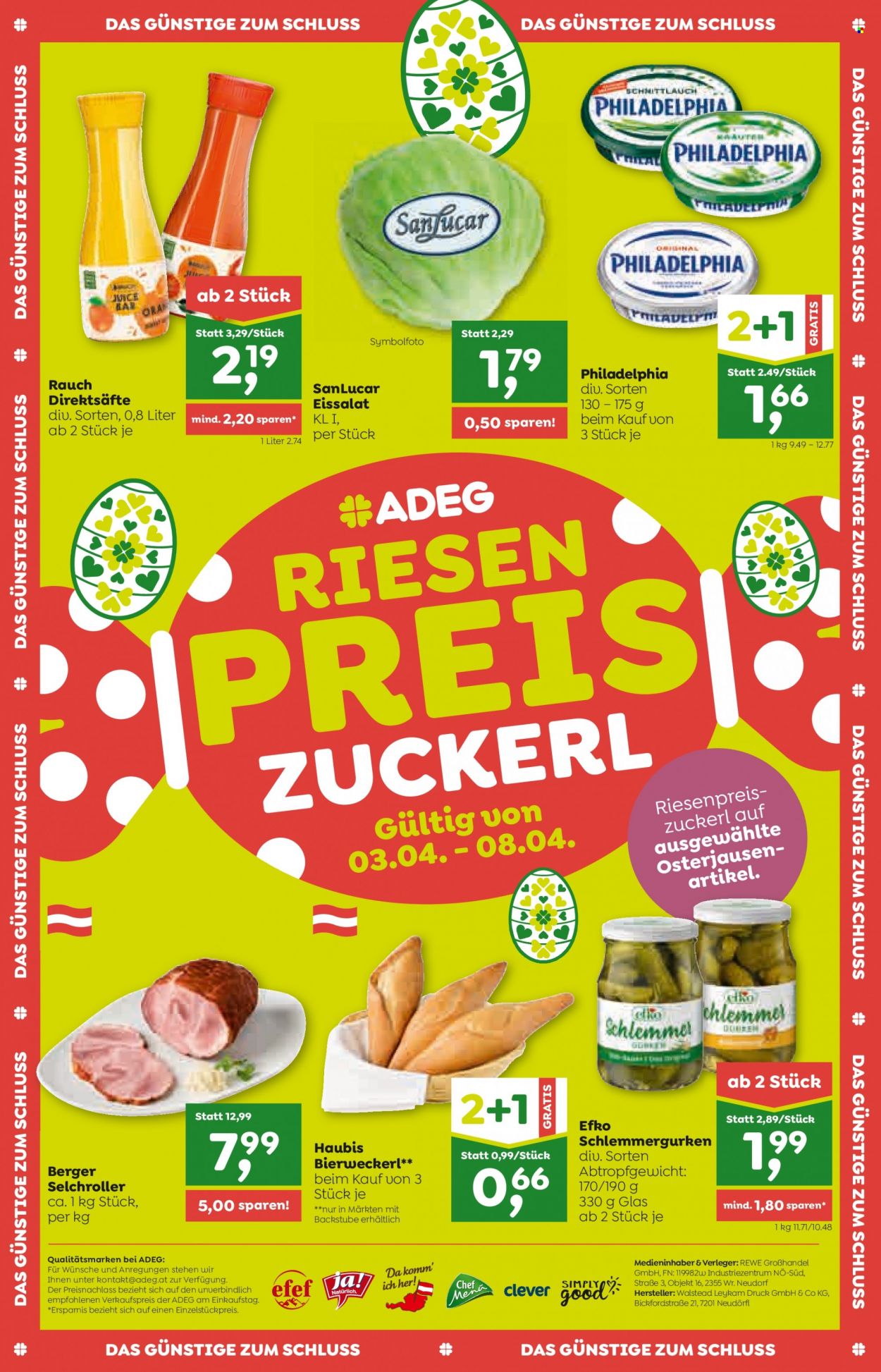 Angebote ADEG - 3.4.2023 - 8.4.2023. Seite 16