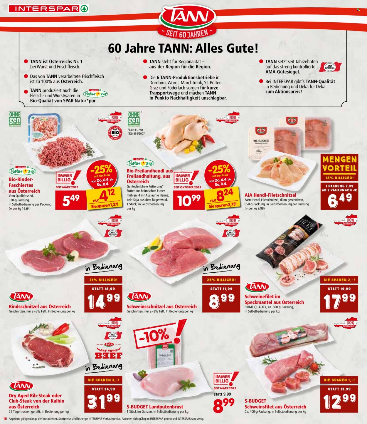 Angebote INTERSPAR - 4.4.2023 - 12.4.2023. Seite 10
