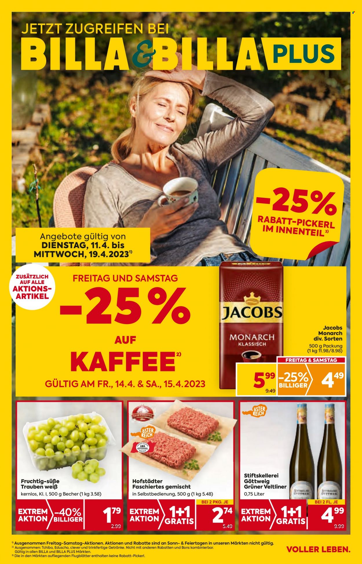 Angebote Billa - 11.4.2023 - 19.4.2023. Seite 1