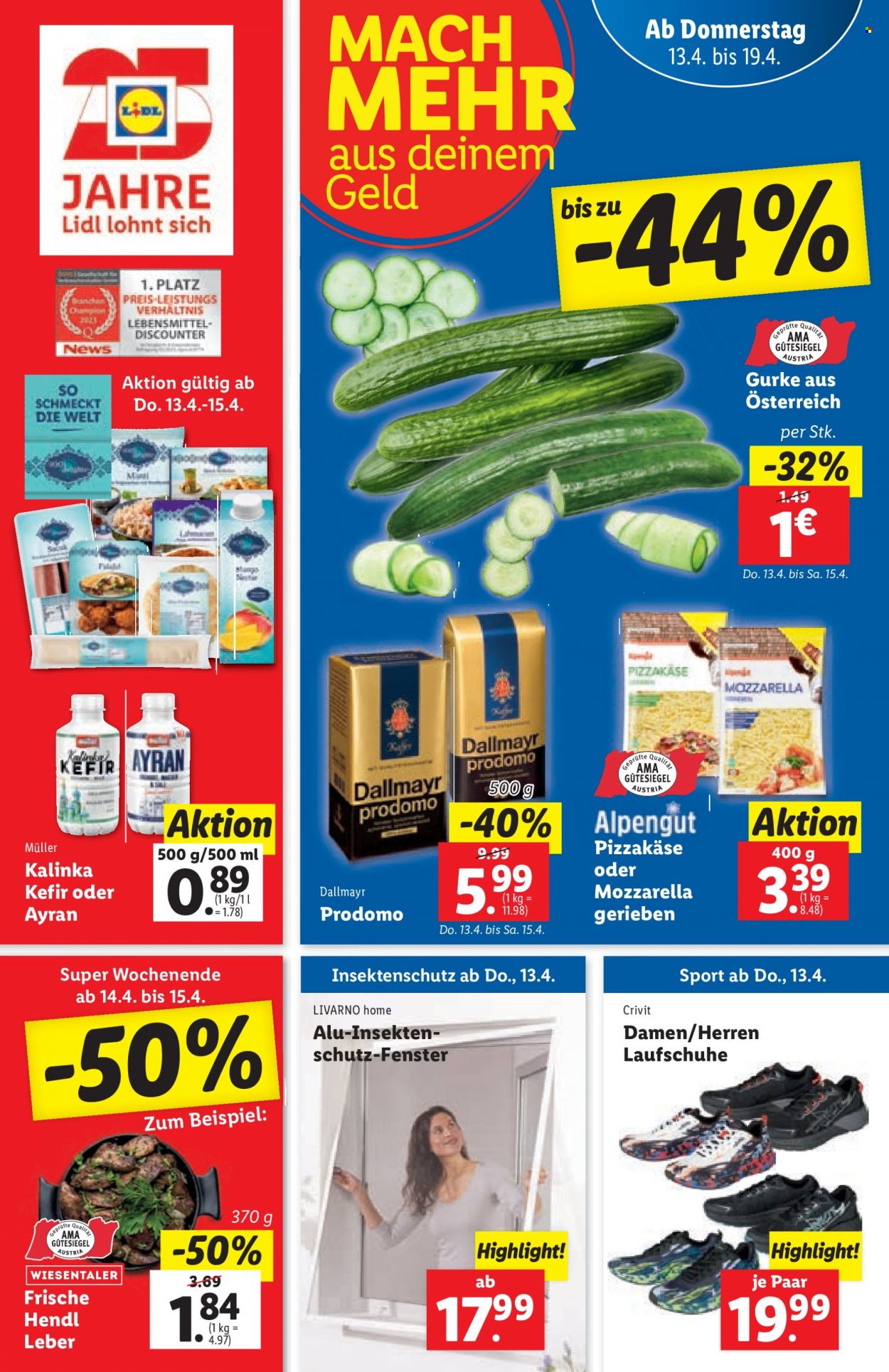 Angebote Lidl - 13.4.2023 - 19.4.2023. Seite 1