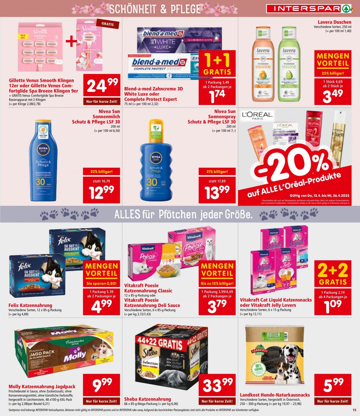 Angebote INTERSPAR - 13.4.2023 - 26.4.2023. Seite 15