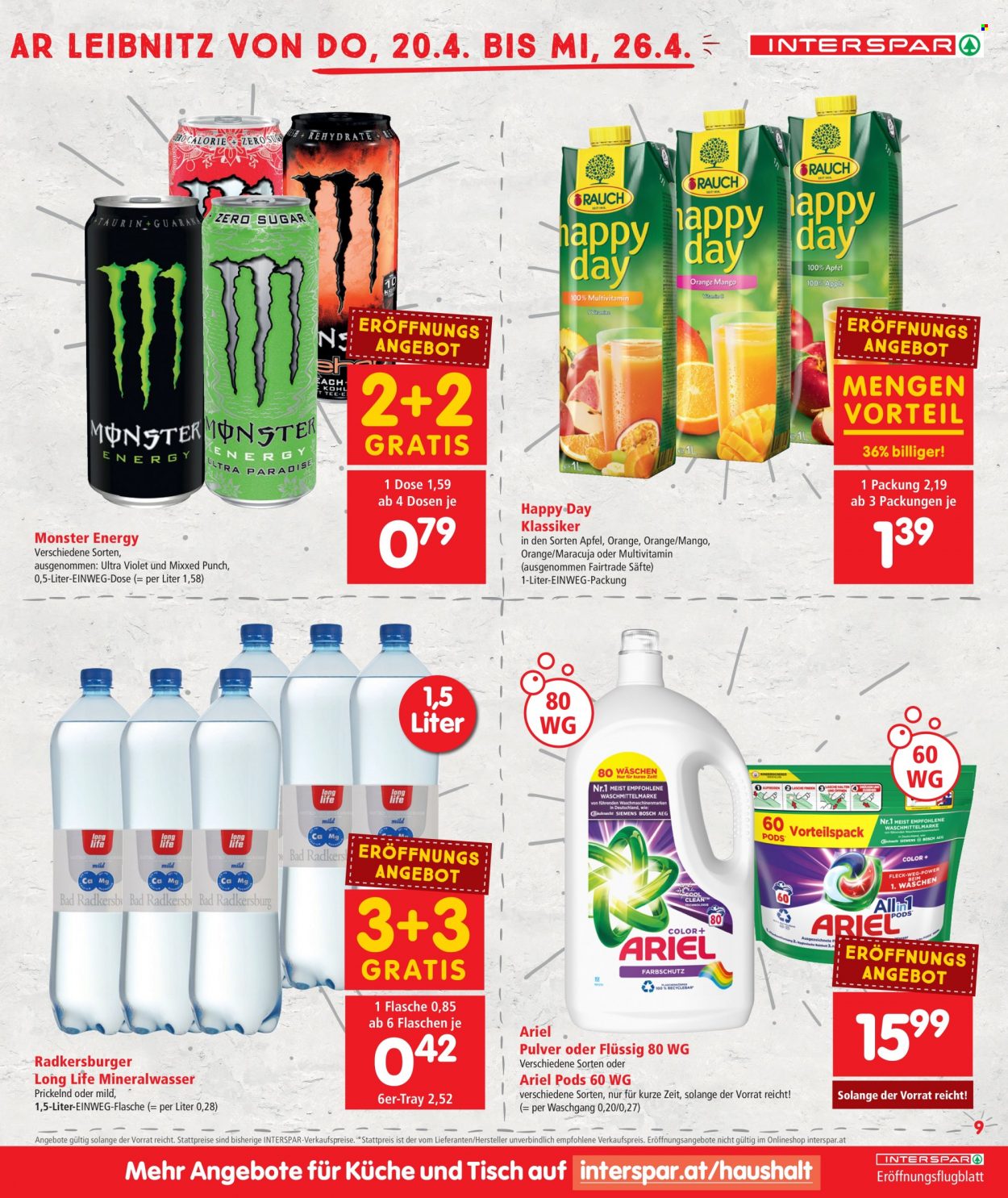 Angebote INTERSPAR - 20.4.2023 - 26.4.2023. Seite 9