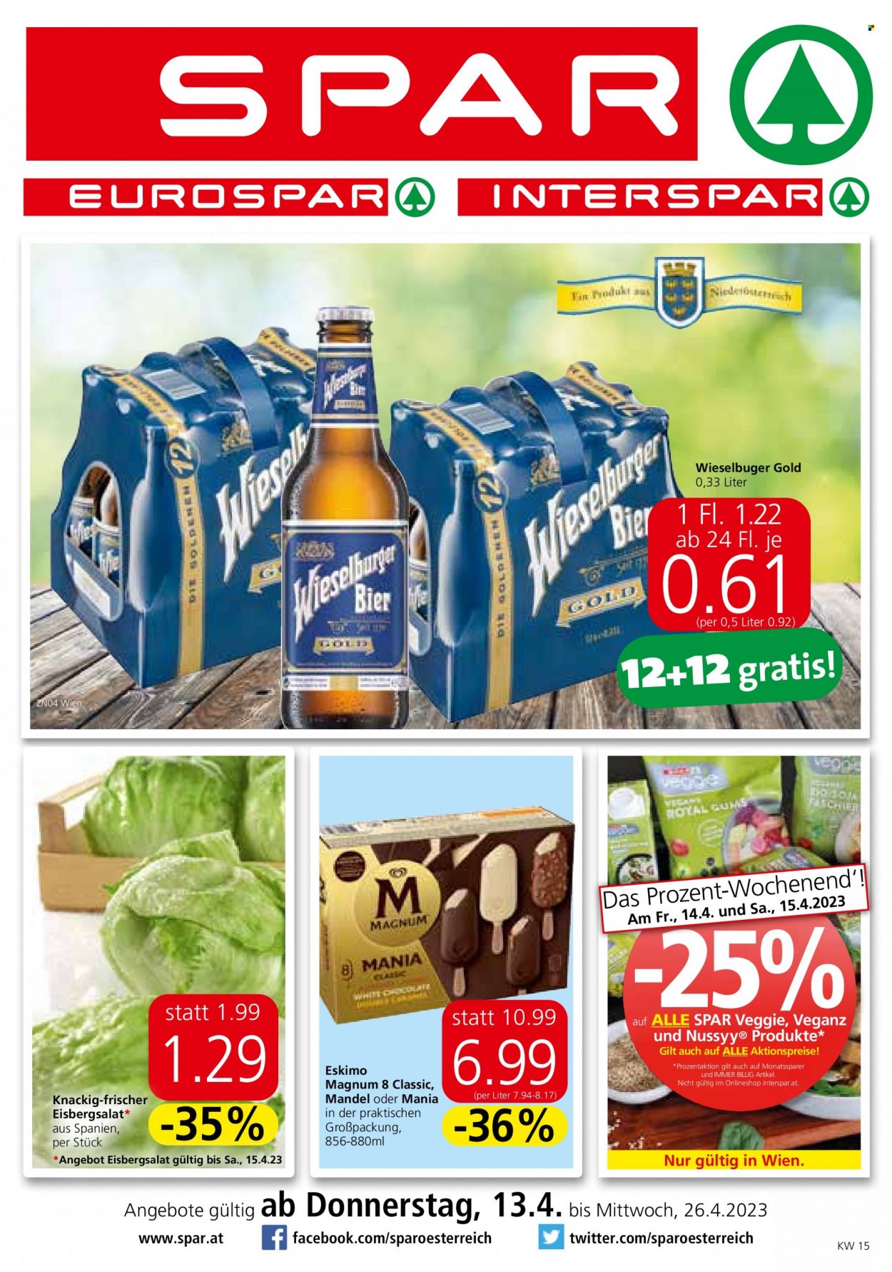 Angebote INTERSPAR - 13.4.2023 - 26.4.2023. Seite 1