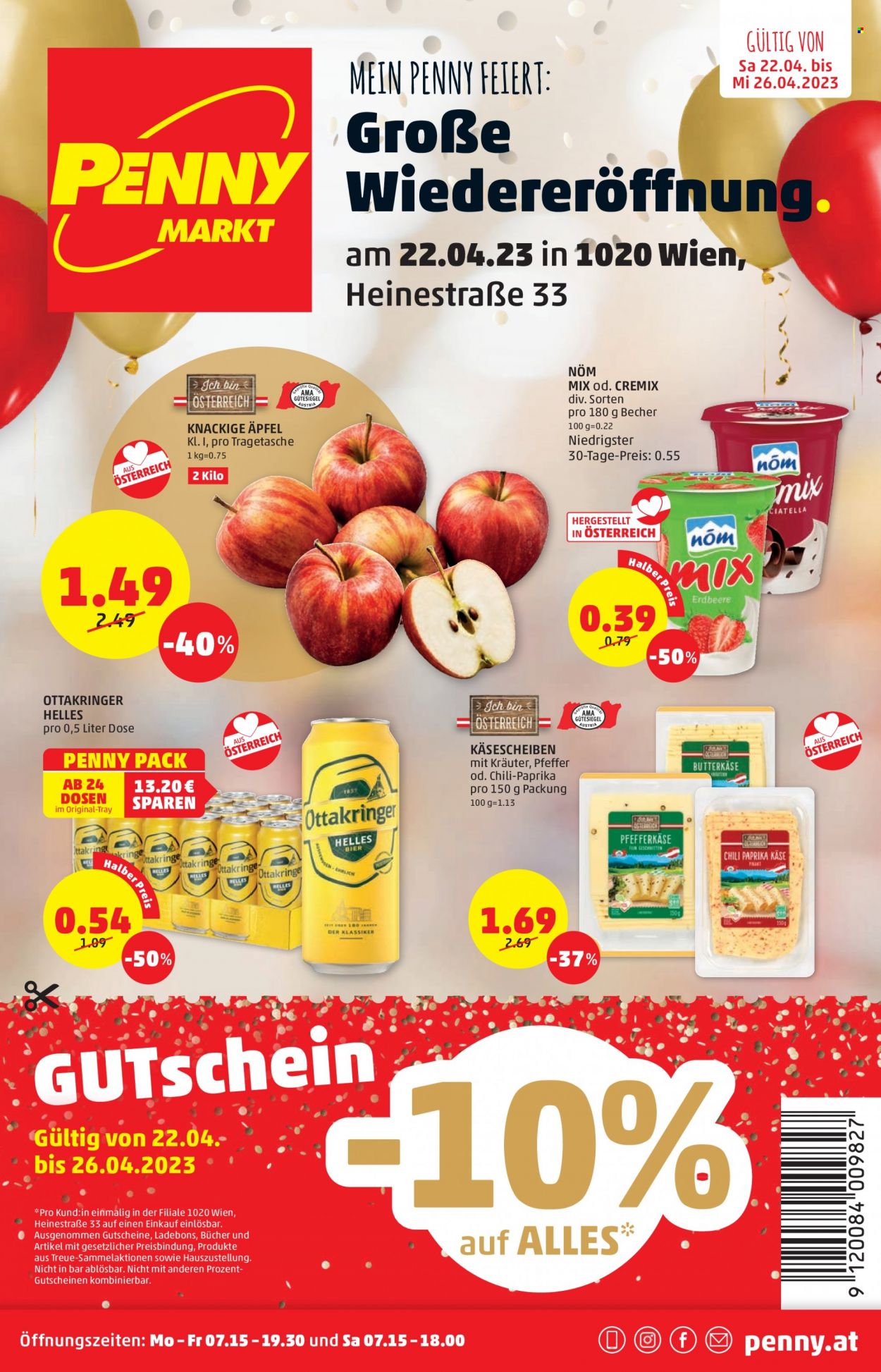 Angebote Penny - 22.4.2023 - 26.4.2023. Seite 1