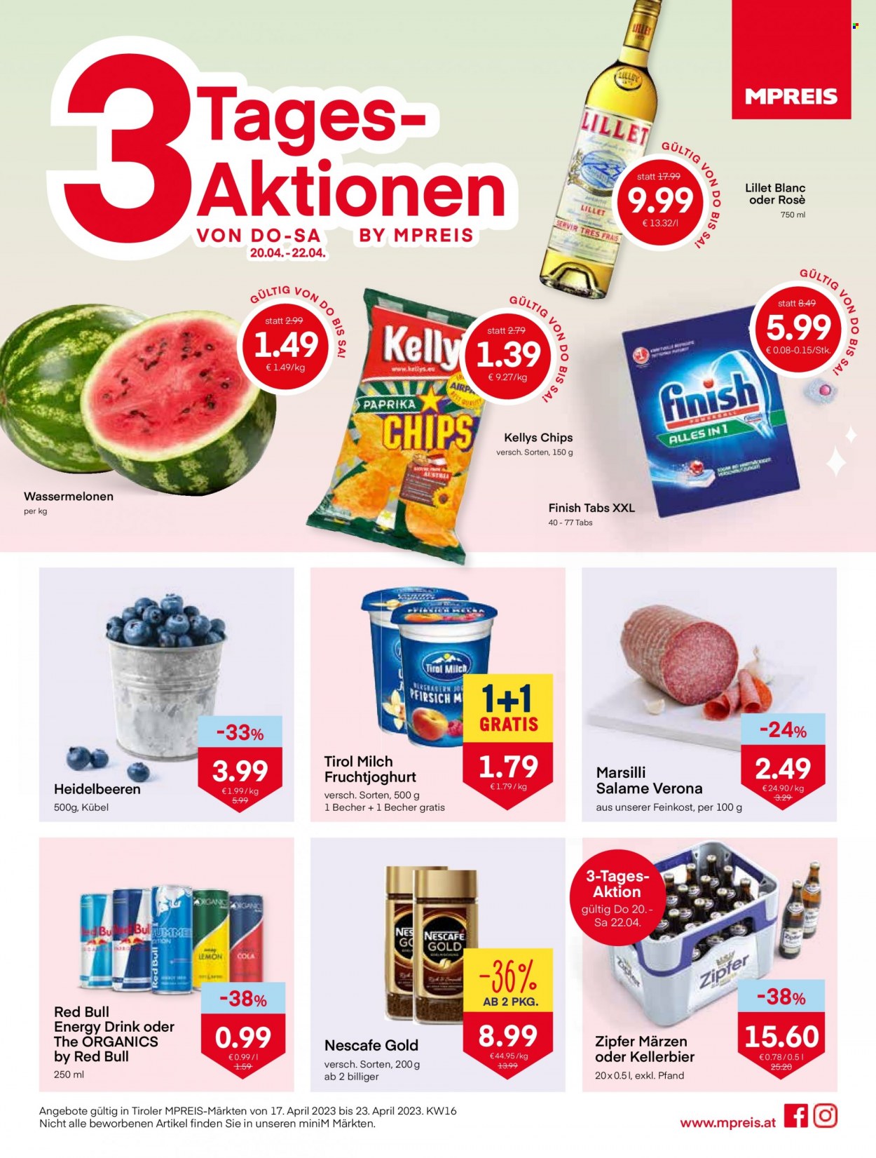 Angebote MPREIS - 17.4.2023 - 23.4.2023. Seite 1