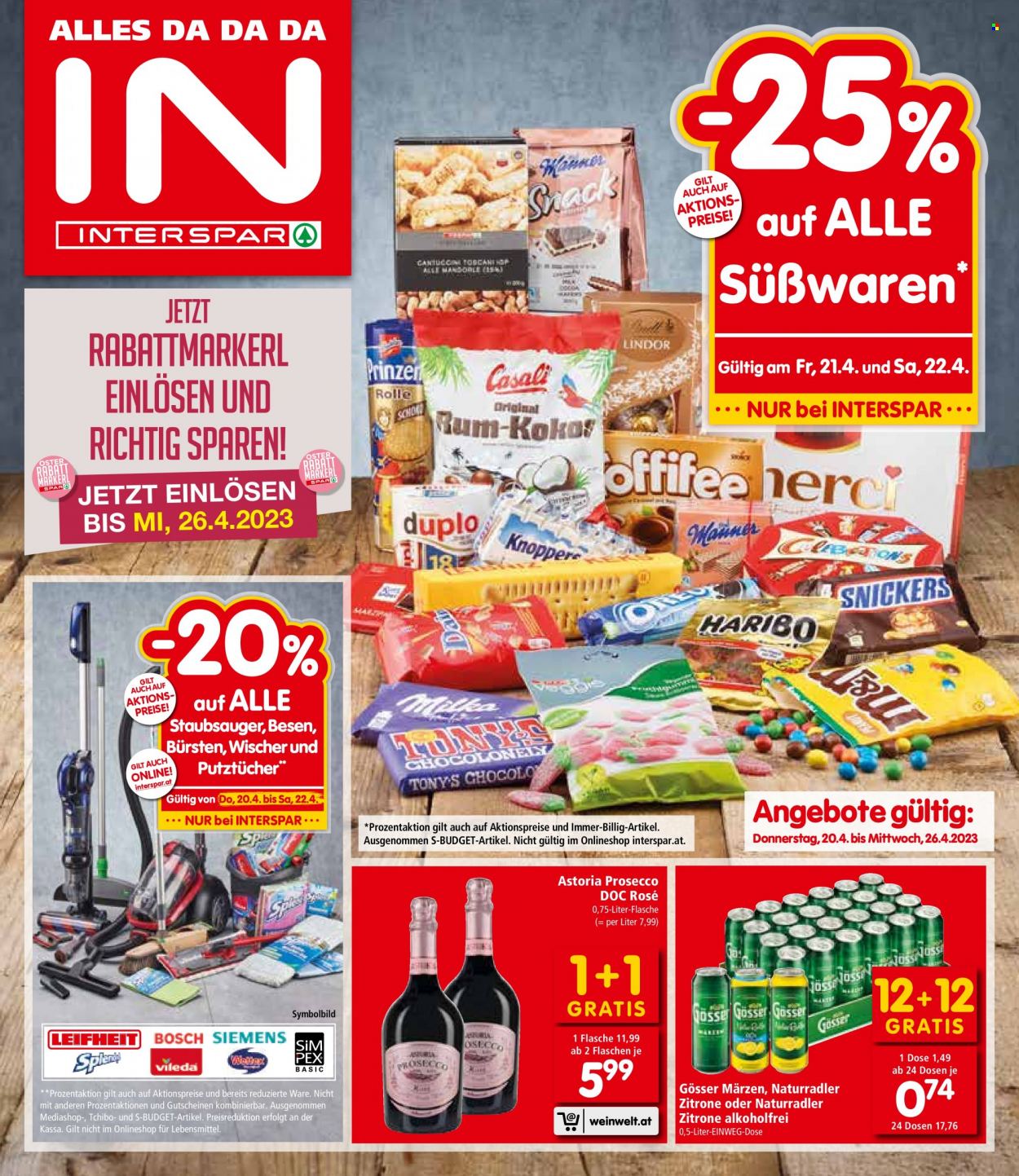 Angebote INTERSPAR - 20.4.2023 - 26.4.2023. Seite 1