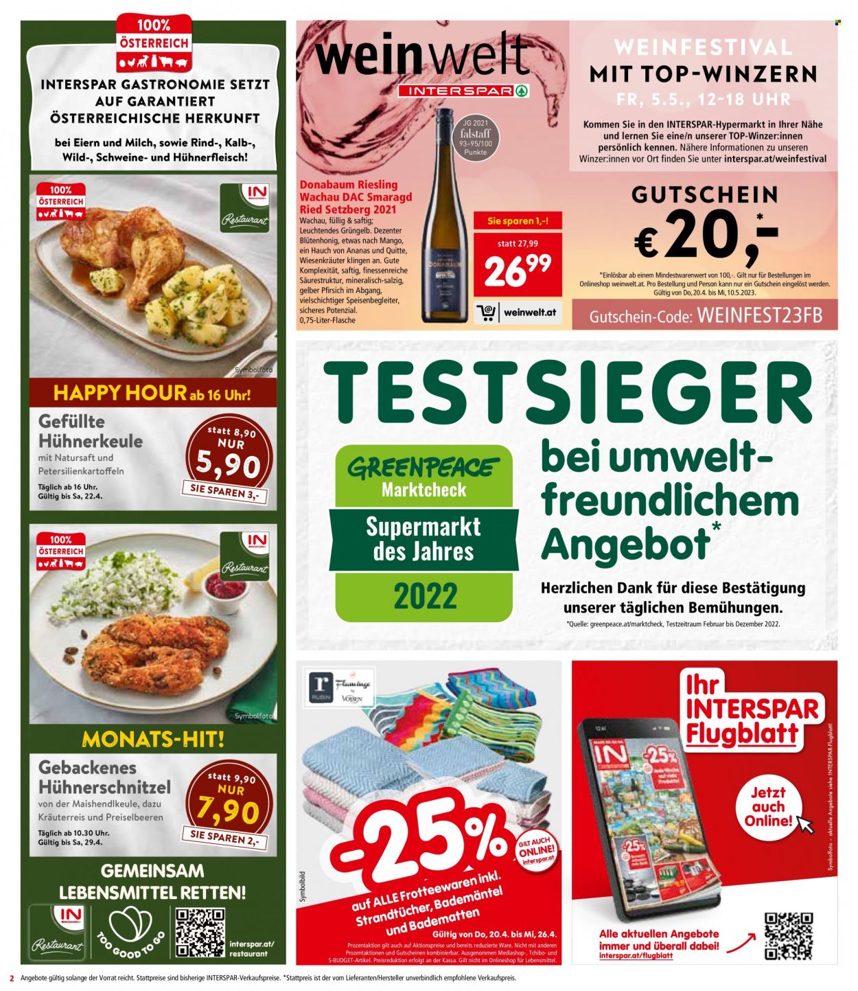 Angebote INTERSPAR - 20.4.2023 - 26.4.2023. Seite 2