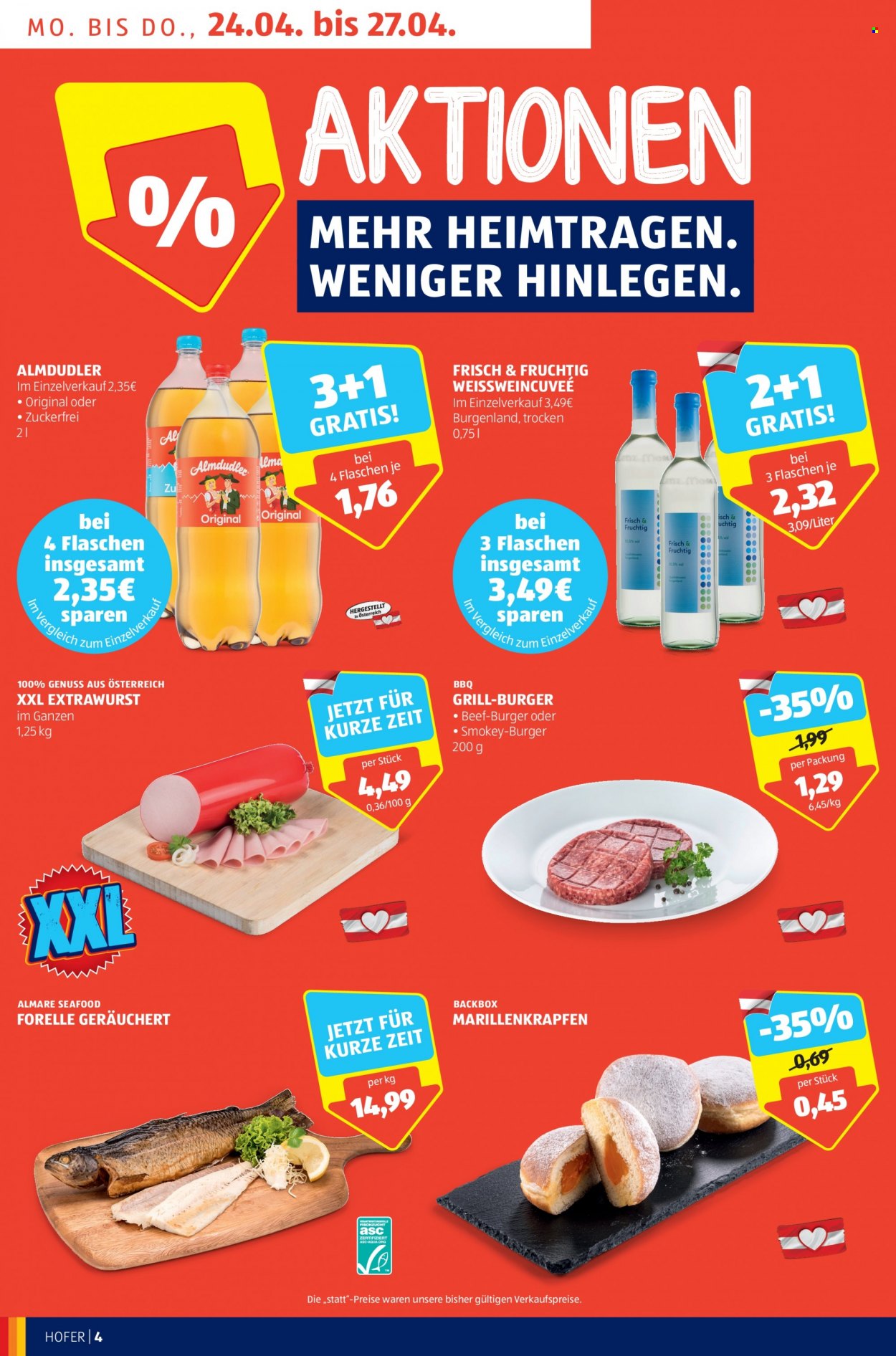 Angebote Hofer - 21.4.2023 - 27.4.2023. Seite 4