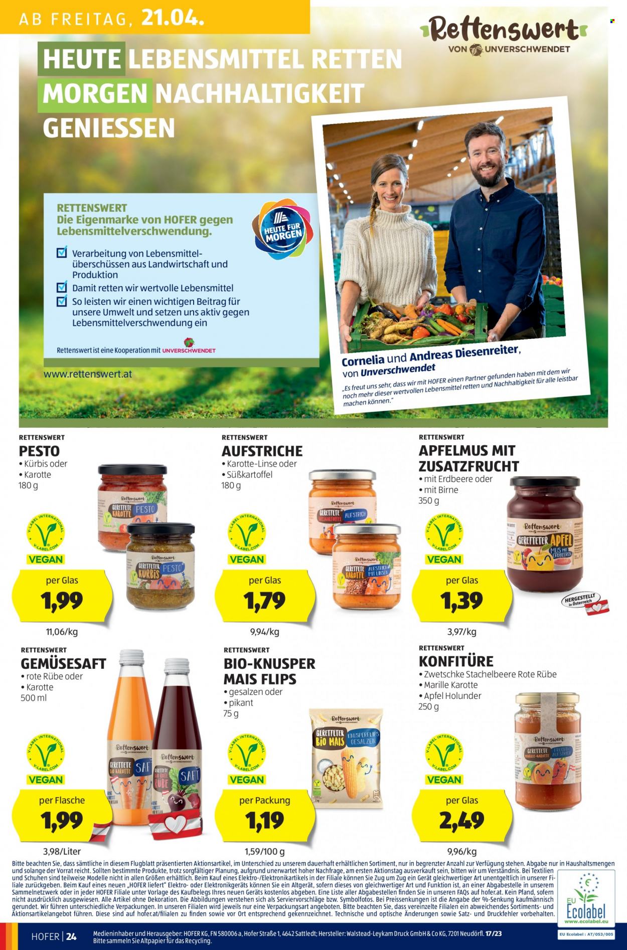 Angebote Hofer - 21.4.2023 - 27.4.2023. Seite 26