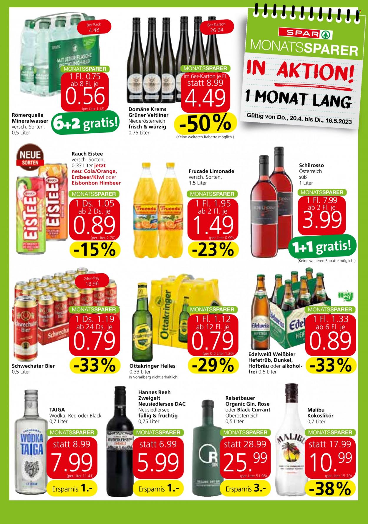 Angebote SPAR - 20.4.2023 - 16.5.2023. Seite 1