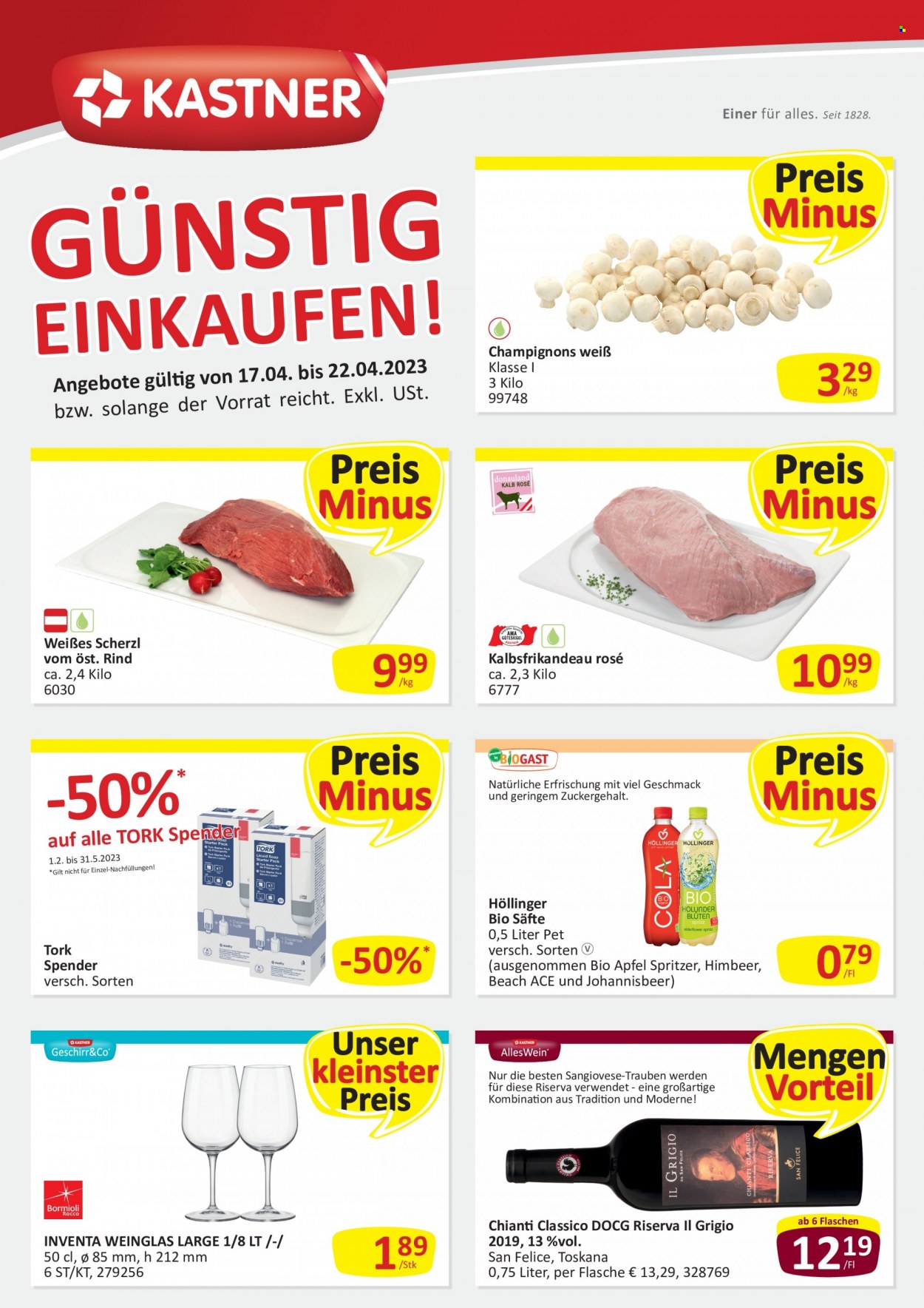 Angebote KASTNER - 17.4.2023 - 22.4.2023. Seite 1