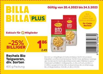 Angebote Billa - 20.4.2023 - 10.5.2023.