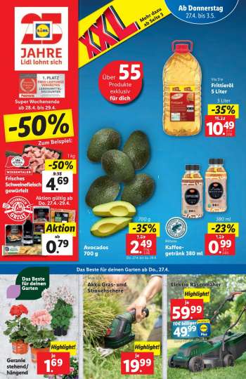 Angebote Lidl - 27.4.2023 - 3.5.2023.