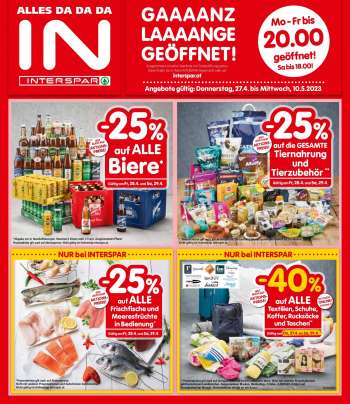 Angebote INTERSPAR - 27.4.2023 - 10.5.2023.