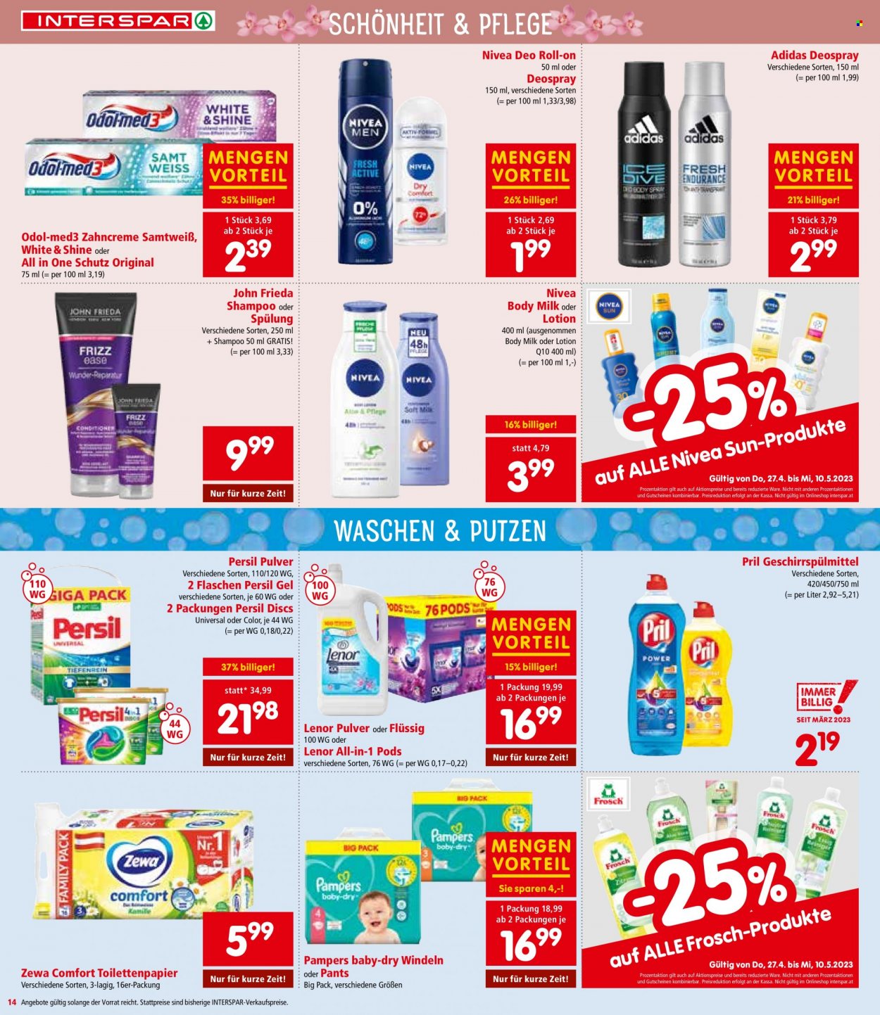 Angebote INTERSPAR - 27.4.2023 - 10.5.2023. Seite 14