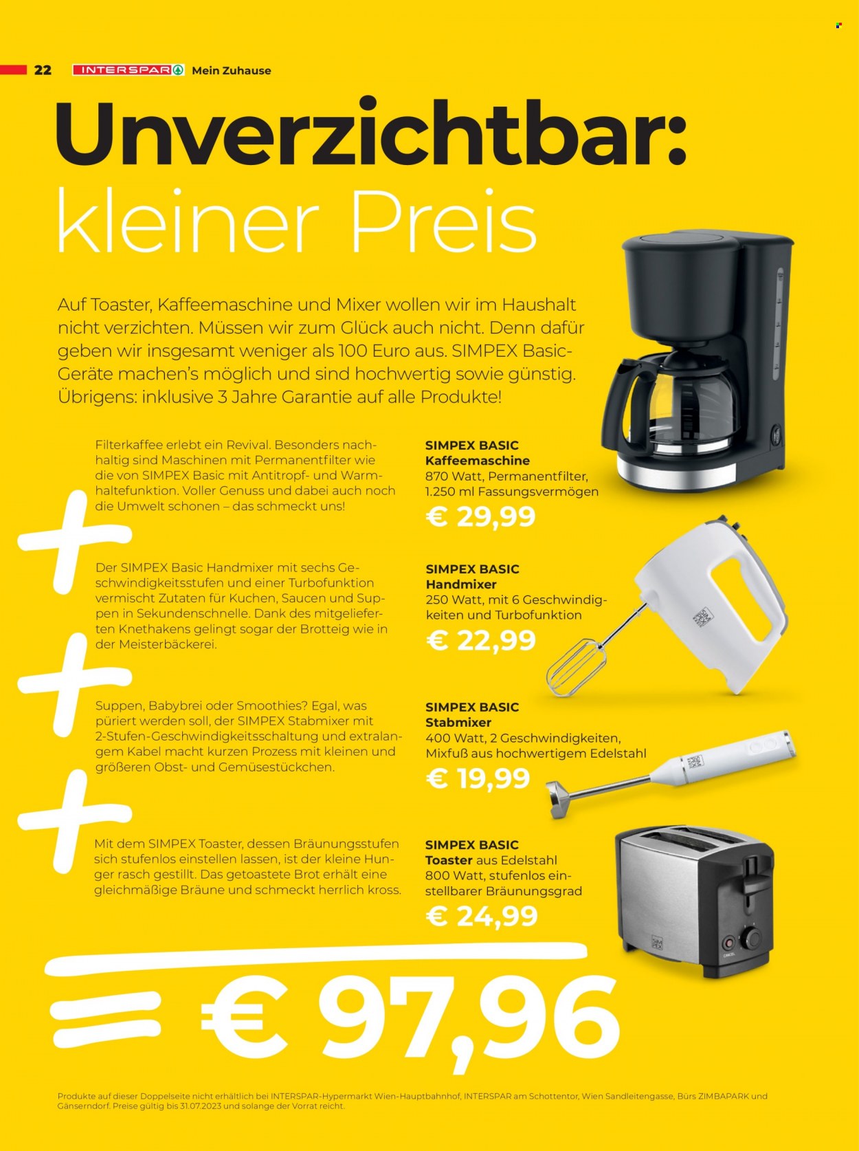 Angebote INTERSPAR. Seite 22