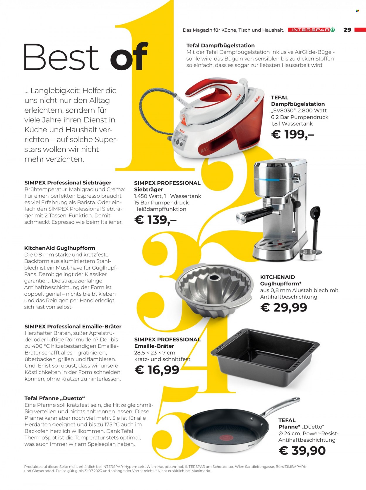 Angebote INTERSPAR. Seite 29