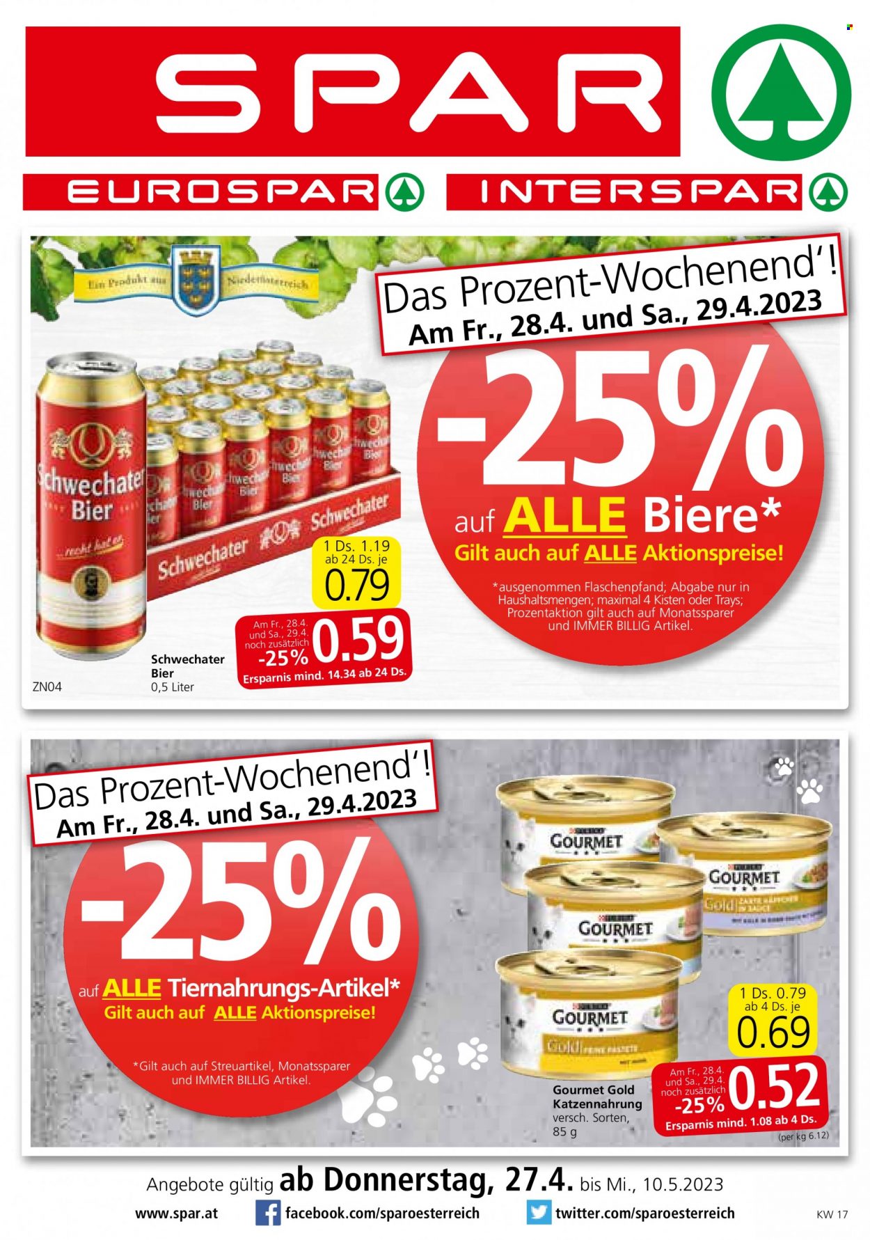 Angebote INTERSPAR - 27.4.2023 - 10.5.2023. Seite 1