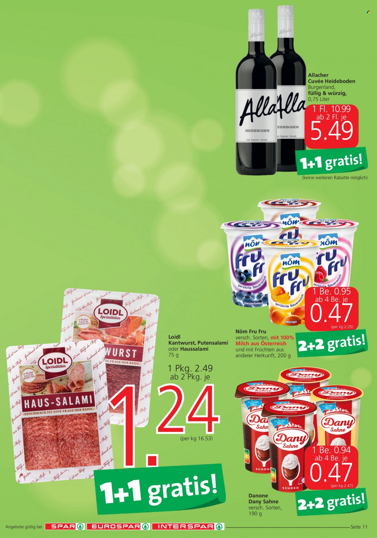 Angebote INTERSPAR - 27.4.2023 - 10.5.2023. Seite 11