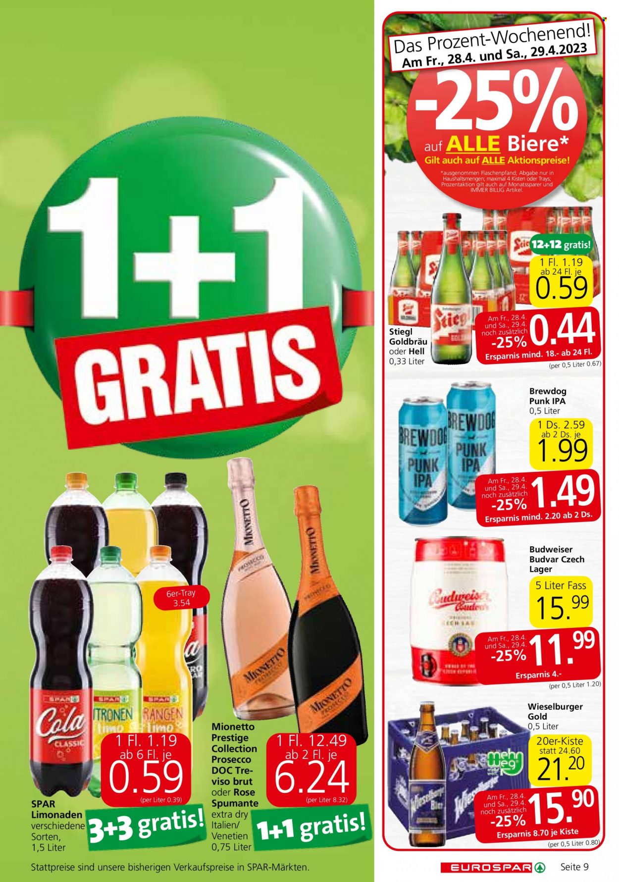 Angebote EUROSPAR - 27.4.2023 - 10.5.2023. Seite 9