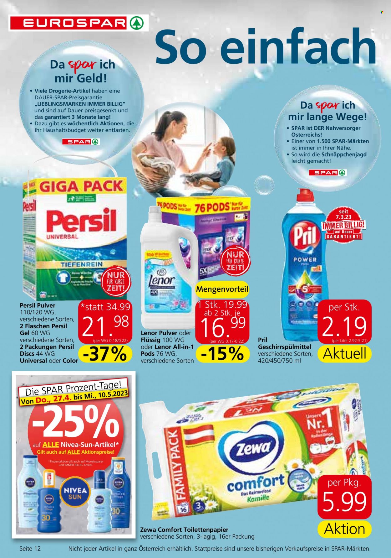 Angebote EUROSPAR - 27.4.2023 - 10.5.2023. Seite 12