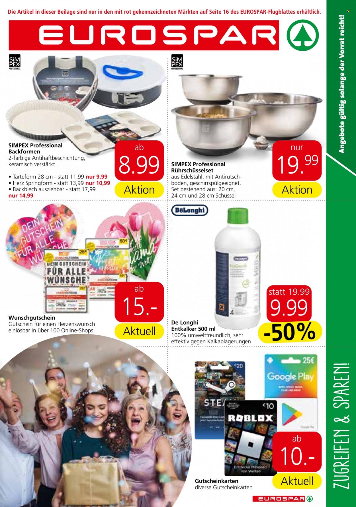Angebote EUROSPAR - 27.4.2023 - 10.5.2023. Seite 1