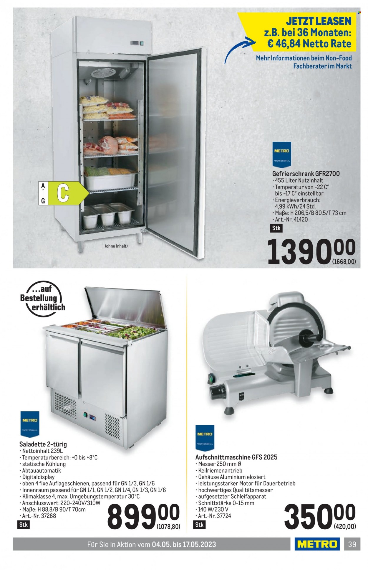 Angebote Metro - 4.5.2023 - 17.5.2023. Seite 39