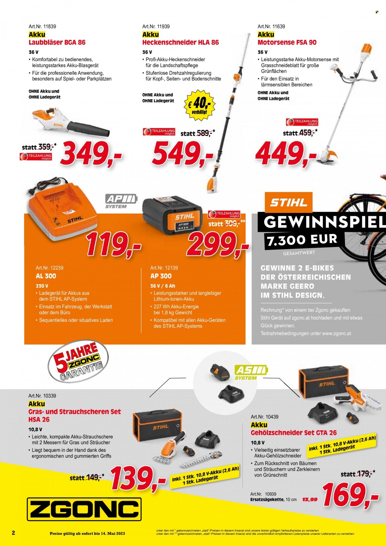 Angebote Zgonc - 30.4.2023 - 14.5.2023. Seite 2