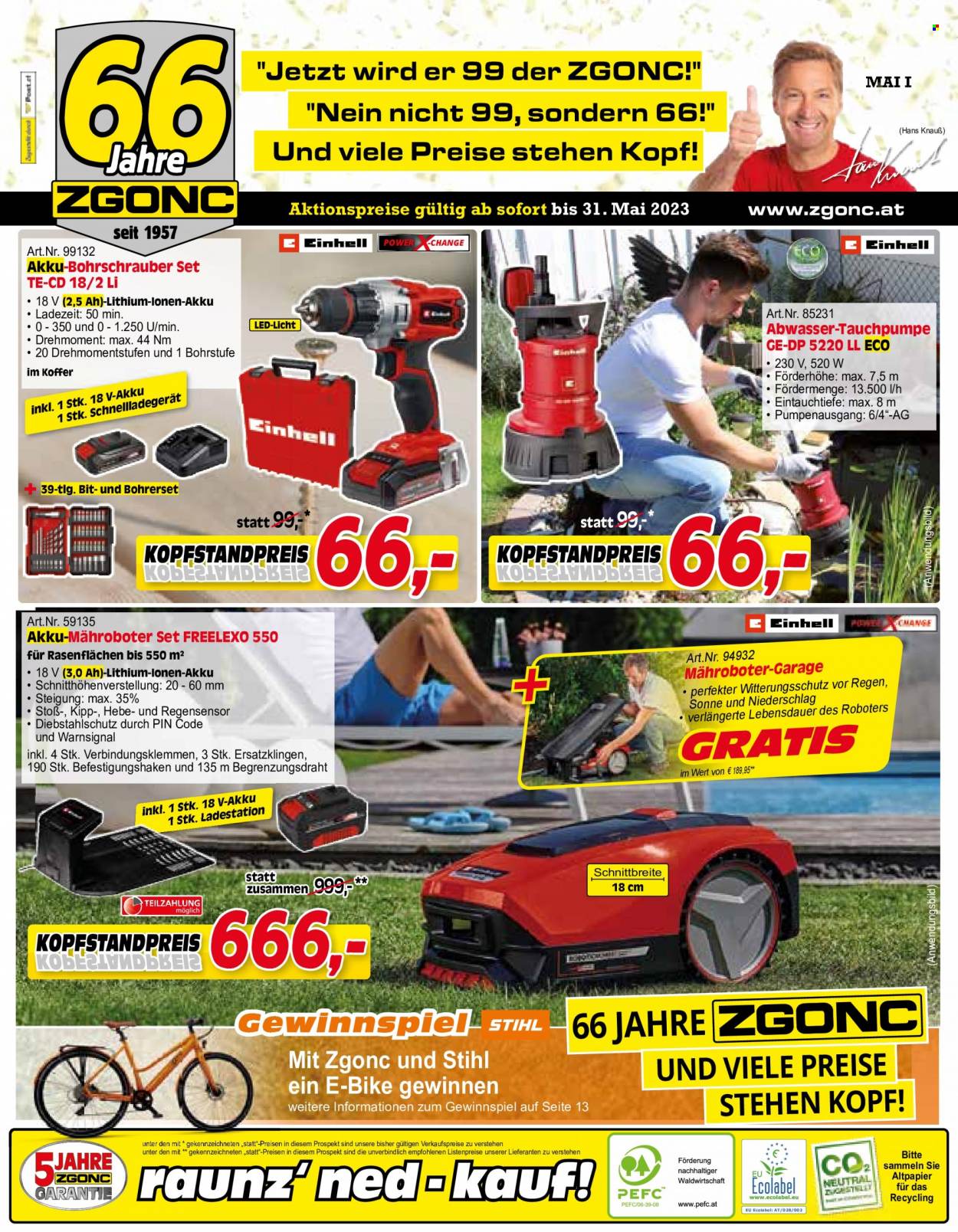 Angebote Zgonc - 2.5.2023 - 31.5.2023. Seite 1